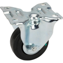 Standus ratukas, guminis ratas: Ø80x35mm, plokštelės tvirtinimas: 103x85mm. Apkrova: 70kg, Tente 3478PVJ080P62.