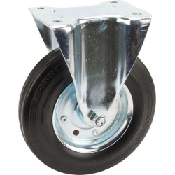 Standus ratukas, guminis ratas: Ø200x50mm, plokštės tvirtinimas: 137x115mm. Apkrova: 205kg, Tente 3478DVR200P63.