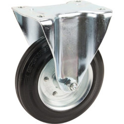 Standus ratukas, guminis ratas: Ø160x23mm, plokštelės tvirtinimas: 137x115mm. Apkrova: 135kg, Tente 3478DVR160P63.