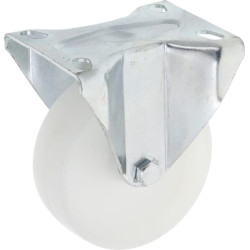 Standus ratukas, poliamidinis ratas: Ø100x35mm, plokštelės tvirtinimas: 100x85mm. Apkrova: 90kg, Ro-Carr WH551100.
