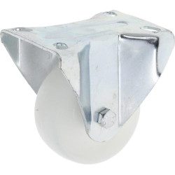 Standus ratukas, poliamidinis ratas: Ø80x30mm, plokštelės tvirtinimas: 100x85mm. Apkrova: 75kg, Ro-Carr WH55180.