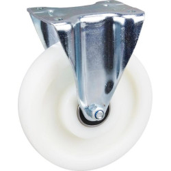 Standus ratukas, poliamidinis ratas: Ø200x50mm, plokštelės tvirtinimas: 137x105mm. Apkrova: 800kg, Tente 4688UOP200P63.