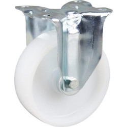 Standus ratukas, poliamidinis ratas: Ø125x40mm, plokštelės tvirtinimas: 103x85mm. Apkrova: 250kg, Tente 3478UOJ125P62.