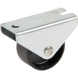 Standus ratukas, poliamidinis ratas: Ø25x13mm, plokštelės tvirtinimas: 40x17mm. Apkrova: 25kg, Tente 2198UOI025P604017.