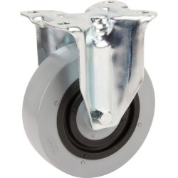 Standus ratukas, poliamidinis ratas: Ø125x36mm, plokštelės tvirtinimas: 103x85mm. Apkrova: 200kg, Tente 3478HUR125P62.