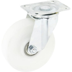 Pasukamas ratukas, poliamidinis ratas: Ø150x40mm, plokštelės tvirtinimas: 115x85mm. Apkrova: 200kg, Ro-Carr WH50NK150.