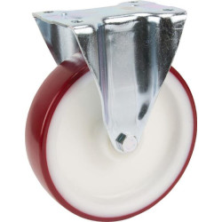 Standus ratukas, poliuretano ratas: Ø160x40mm, su stabdžiu, plokštelės tvirtinimas: 137x115mm, apkrova: 350kg, Tente 3478UAR160P