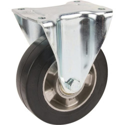 Standūs ratukai, guminiai ratukai: Ø160x50mm, plokštelės tvirtinimas: 137x115mm. Apkrova: 350kg, Tente 4688IEP160P63.