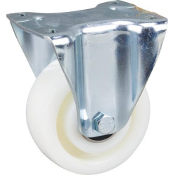 Standus ratukas, poliamidinis ratas: Ø125x50mm, plokštelės tvirtinimas: 137x105mm. Apkrova: 700kg, Tente 4688TOP125P63.