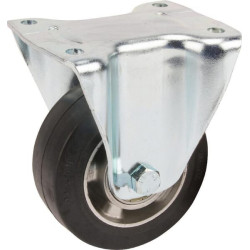 Standus ratukas, guminis ratas: Ø125x50mm, plokštės tvirtinimas: 137x115mm. Apkrova: 300kg, Tente 4688IEP125P63.