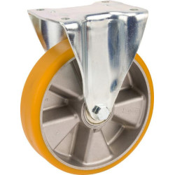 Standus ratukas, poliuretano ratas: Ø200x50mm, plokštės tvirtinimas: 137x105mm. Apkrova: 800kg, Tente 4688ITP200P63.