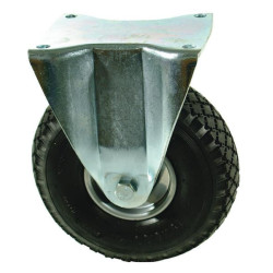 Standūs ratukai, guminiai ratukai: Ø260x85mm, plokštelės tvirtinimas: 195x160mm. Apkrova: 198kg, Ro-Carr WH51PN260.