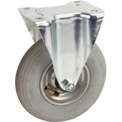 Standus ratukas, guminis ratas: Ø200x50mm, plokštelės tvirtinimas: 137x115mm. Apkrova: 75kg, Tente 3478DPR200P63.