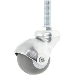 Pasukamas ratukas, guminis ratas: Ø40x35mm, plieninis srieginis kotas, apkrova: 35kg, Ro-Carr WH1320402