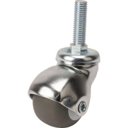 Pasukamas ratukas, guminis ratas: Ø40x35mm, plieninis srieginis kotas, apkrova: 35kg WH1320402L