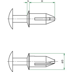 Tvirtinimo elementas 6,3 mm KS495204