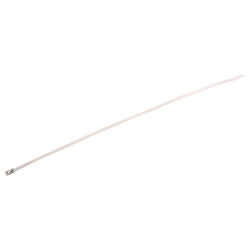 Kabelių raišteliai 4,5x370 mm, sidabriniai, 100 vnt. TR0145370RVS