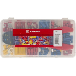 Asortimento dėžutė užspaudžiamoms jungtims su replėmis, Kramp LAA1000KR