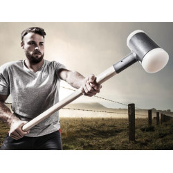 Plaktukas be atšokimo, 100 mm, 5 kg, 33660S5