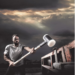 Plaktukas be atšokimo, 100 mm, 5 kg, 33660S5