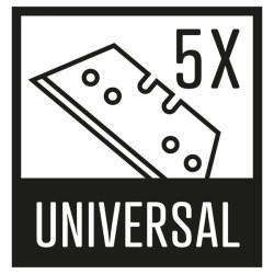 Stiklo valiklio taisymo peiliukai 18 mm (5 vnt.) CP2370202