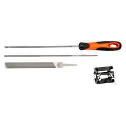 Grandininio pjūklo grandinės dildžių rinkinys 5/32" 4,0 mm, apvalus 168COMBI406922