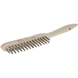 Nerūdijančio plieno vielinis šepetys, 2 eilės, 0001151332