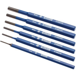 6 kaiščių skylmušų rinkinys 2-8 mm E418226