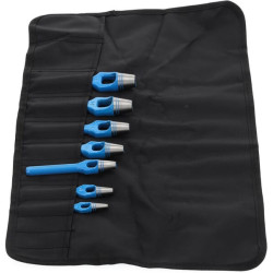 Skylių perforatorių rinkinys 4-16 mm, 7 dalių, HG570307