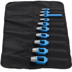 Skylių perforatorių rinkinys 3-25 mm, 10 dalių, HG570303