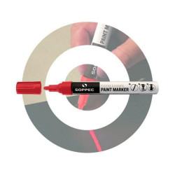 Dažų žymeklis raudonas 551604SOP