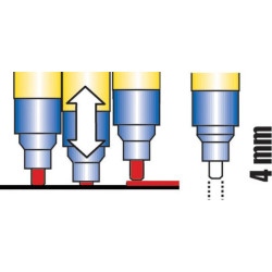 Raudonas žymeklis HG0488