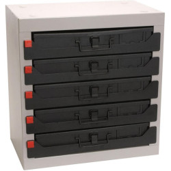 Organizatorius su 5 stalčiais ir asortimento dėžėmis 1935200510