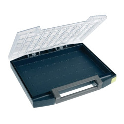 Asortimento dėžė 421x361x55mm, 15l talpos, mėlynas polipropilenas, Boxxser 55 5x10, Raaco 134866