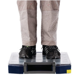 Asortimento dėžė 421x361x55mm, 15l talpos, mėlynas polipropilenas, Boxxser 55 5x10, Raaco 134866