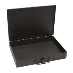 Asortimento dėžė 240x340x50mm, juodo metalo, Kramp 1935200001