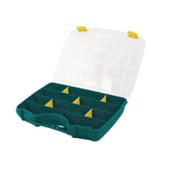 Asortimento dėžutė 290x388x61 mm, žalias polipropilenas, 26 skyriai, 23-26, gamintojas Tayg 023002TAY
