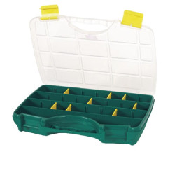 Asortimento dėžutė 238x312x51mm, žalias polipropilenas, 26 skyriai, 22-26, gamintojas Tayg 022005TAY