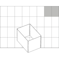 Dėžutė 55x79x69 mm, 0,2 l talpos, plastikinė, PSC, Raaco 119276