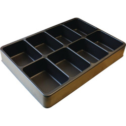 Įdėklas su 8 skyriais, plastikinis 1935200008
