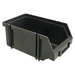 Įrankių dėžė 150x230x125 mm, juodas polipropilenas, „Modulbox 2.1“, gamintojas „Patrol Group“ 1930802101