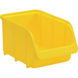 Sandėliavimo dėžė 145x240x125 mm, 3 l talpos, geltono polipropileno, Linbin nr. 3, Hünersdorff WE6732