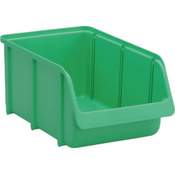 Sandėliavimo dėžė 205x335x155 mm, 7 l talpos, žalias polipropilenas, Linbin nr. 4, Hünersdorff WE6744
