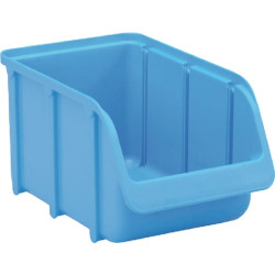 Sandėliavimo dėžė 145x240x125 mm, 3 l talpos, mėlynas polipropilenas, Linbin nr. 3, Hünersdorff WE6733