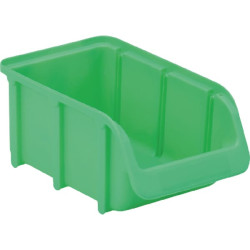 Sandėliavimo dėžė 100x165x75 mm, talpa 0,73 l, žalias polipropilenas, Linbin nr. 2, Hünersdorff WE6724
