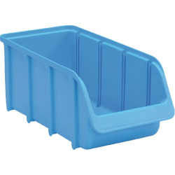 Daiktadėžė 146x318x127 mm, talpa 4,24 l, mėlynas polipropilenas, Linbin nr. 3 l, Hünersdorff WE6833