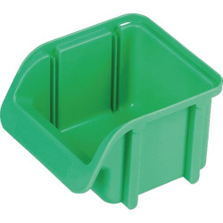 Sandėliavimo dėžė 100x115x75 mm, talpa 0,46 l, žalias polipropilenas, Linbin nr. 1, Hünersdorff WE6714