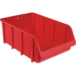 Daiktadėžė 315x495x185 mm, talpa 19,27 l, raudonas polipropilenas, Linbin nr. 5, Hünersdorff WE6751
