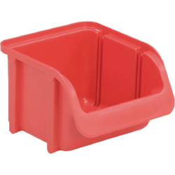 Sandėliavimo dėžė 102x115x74 mm, talpa 0,46 l, raudona polipropileno, Linbin nr. 1, Hünersdorff WE6711