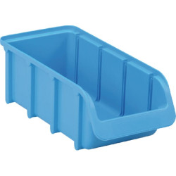 Sandėliavimo dėžė 100x215x75 mm, 1 l talpos, mėlyna, polipropileno, Linbin nr. 2 l, Hünersdorff WE6823